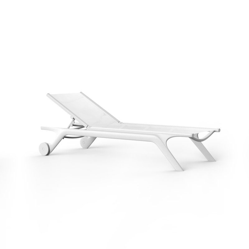 Africa Sun Lounger, White