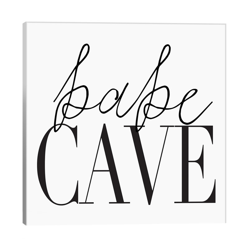 Babe Cave I - Wrapped Canvas Print, 45.72 cm H x 45.72 cm W x 1.91 cm D