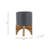 5" Planter W/ Wood Stand-1723087560