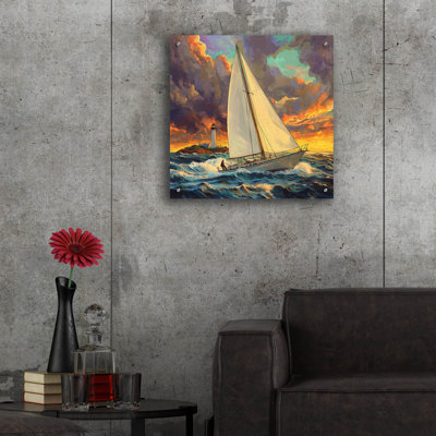 «Into The Wind» par Rich Monet, art mural en verre acrylique