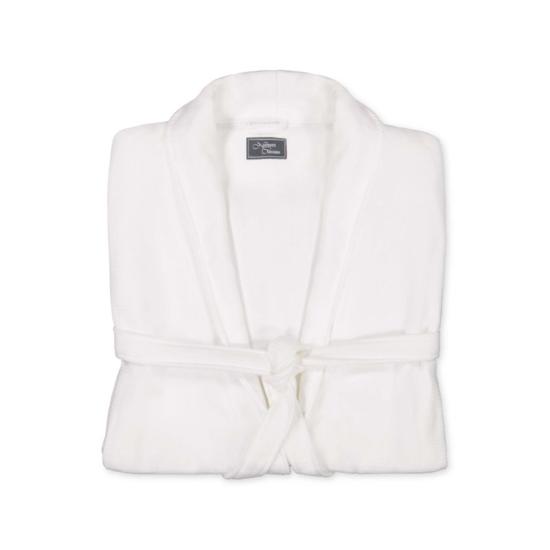 Peignoir Hoc 100% coton gaufré avec poches