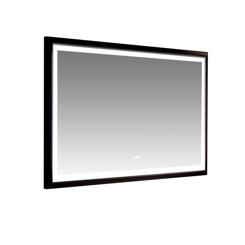 Bathroom  Led Mirror Is Multi-Functional And Each Function Is Controlled By A Smart Touch Button., 36" x 60"