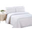 Ensemble de housse de couette avec 1 taie d'oreiller en rayonne de bambou de couleur unie pour lit double Marina-22697250-22697262