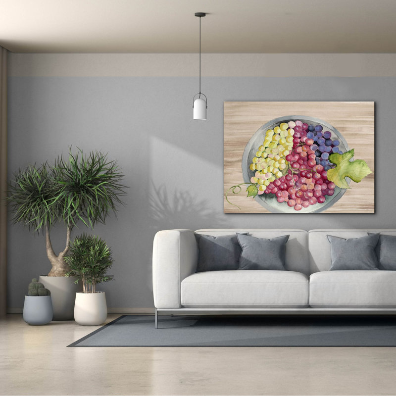  «Bowls Of Fruit 2» par Alicia Ludwig, art mural sur toile, H 40 po x l 54 po
