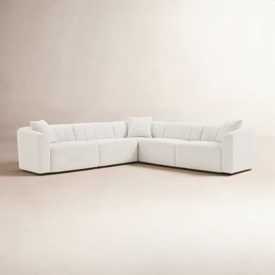Augustine 5-Piece Modular Sectional with Reversible Cushions