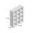 Cubeicals 47.56" H x 35.91" W Cube Bookcase-16731419