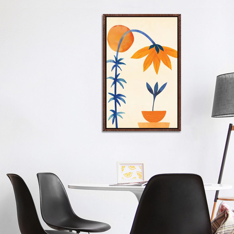 Welcome to the Neighborhood 1 Piece Wall Art on Canvas, 101.6cm H x 66.04cm W x 3.81cm D, Classic Brown Wood Floater Framed