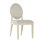 East Hampton Upholstered King Louis Back Side Chair in Ivory