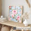 Floral, elle rêve de fleurs, reproduction d'art non encadrée-490422141