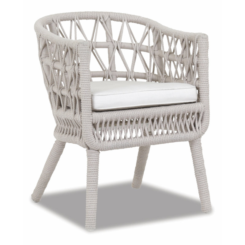 Fauteuil de patio Lucan, Toile de lin Toile Sunbrella®