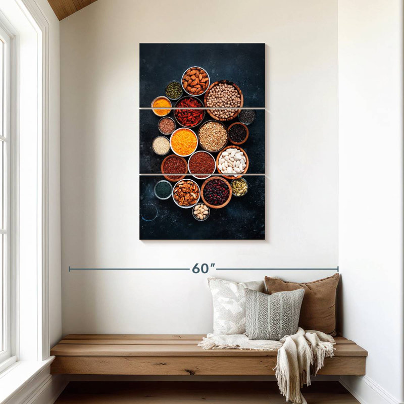 Yarlin Various Superfoods, 45" H x 28" W