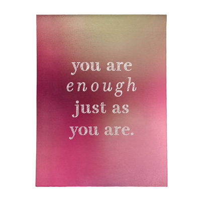 Quotes Chenille Indoor Rug