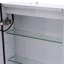 Audreyanna 45mm W 60mm H Surface Framed Medicine Cabinet Mirror 2 Adjustable