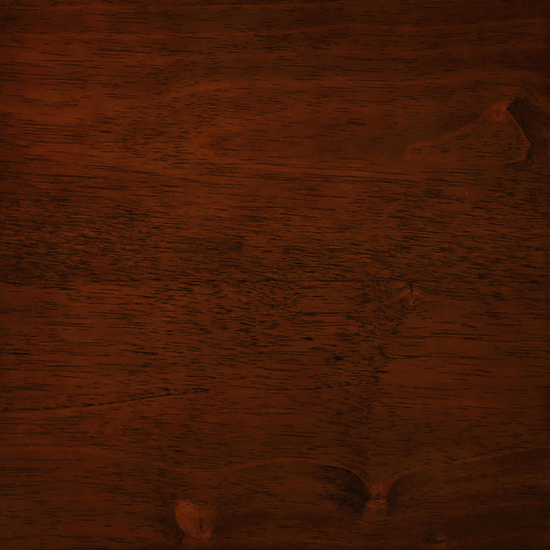 Table basse avec tablette Mayall, Acajou
