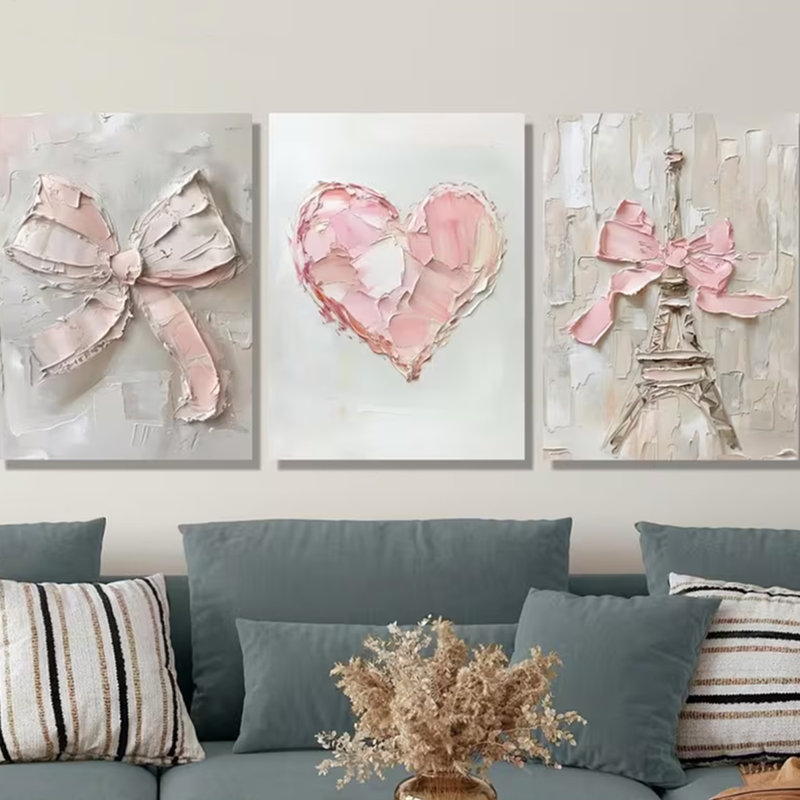 3 Piece Wrapped Canvas Print, 60 cm H x 120 cm W