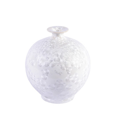 Vase de table en porcelaine blanche