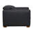 Riseholme Reclining Lounge Chair In Contemporary Blue Authentic Full-leather-122071833