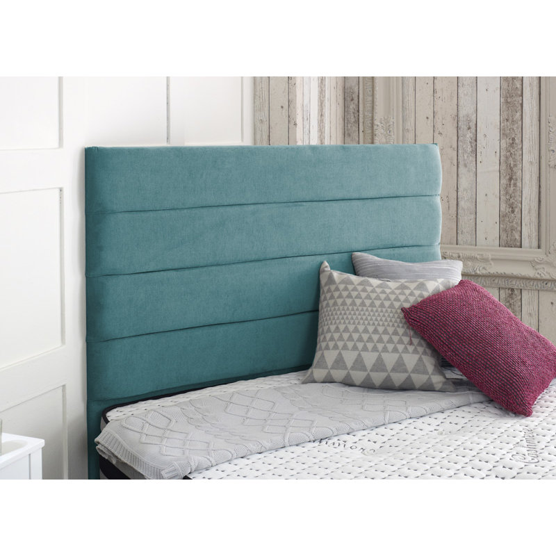 Salmon Upholstered Headboard, Small Single (2'6), Teal