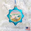 2'' Handmade Glass Holiday Shaped Ornament