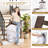 Luxury Double Laundry Hamper With Lid And Removable Bags, Large Hamper For Laundry, Laundry Basket 2 Sections, Collapsible Ditry Clothes Hamper For Bedroom, Laundry Room, Bathroom, Off-White