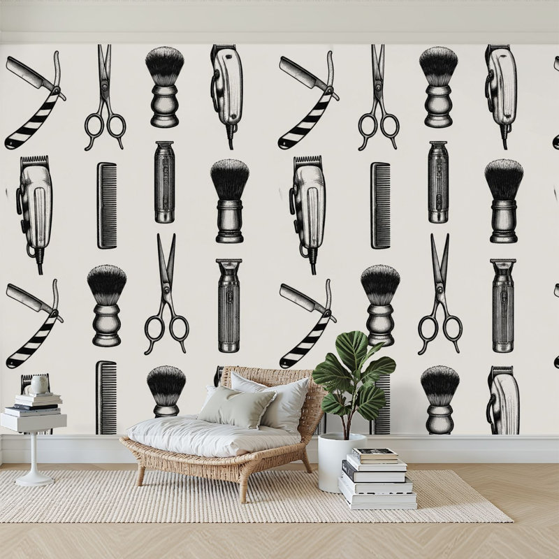Papier peint adhésif auto-adhésif moderne pour la chambre à coucher Peel and Stick L 100 po x l 144 po