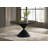 Round Dining Table With Hourglass Shaped Base