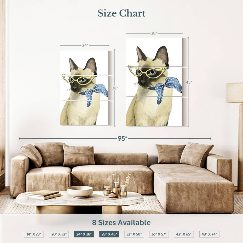 Brampt Cool Cat II, 38" H x 24" W