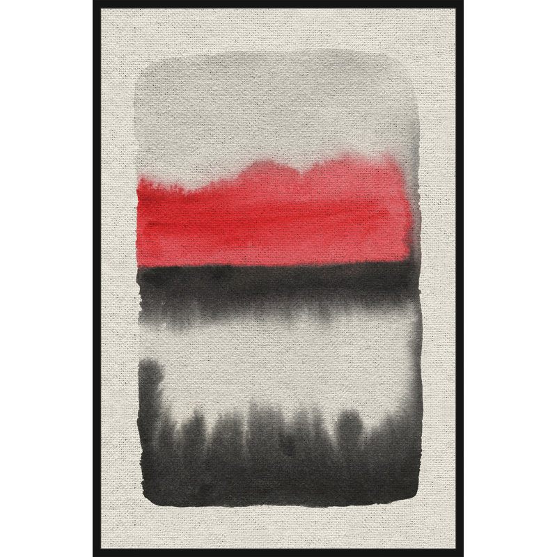 Black flows-impression sur toile encadrée, H 18 po x l 12 po x P 3,5 po