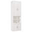 Lit escamotable multifonction en bois avec tablette de rangement latérale-841451813