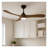 SWELL FLUSH ILLUMINATED 56" Integrated LED Smart Fan with HIRO Remote-94486999