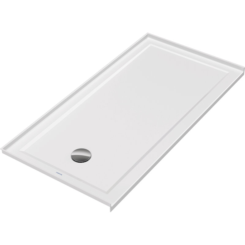 Duravit Architec Single Threshold Shower Base, Left