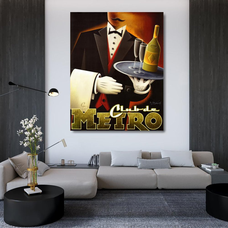 Club De Metro, 46" H x 36" W