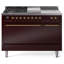 ILVE Nostalgie II 48 in Dual Fuel Range, 5 Burner, Griddle, Frenchtop-1045267370-1045267371
