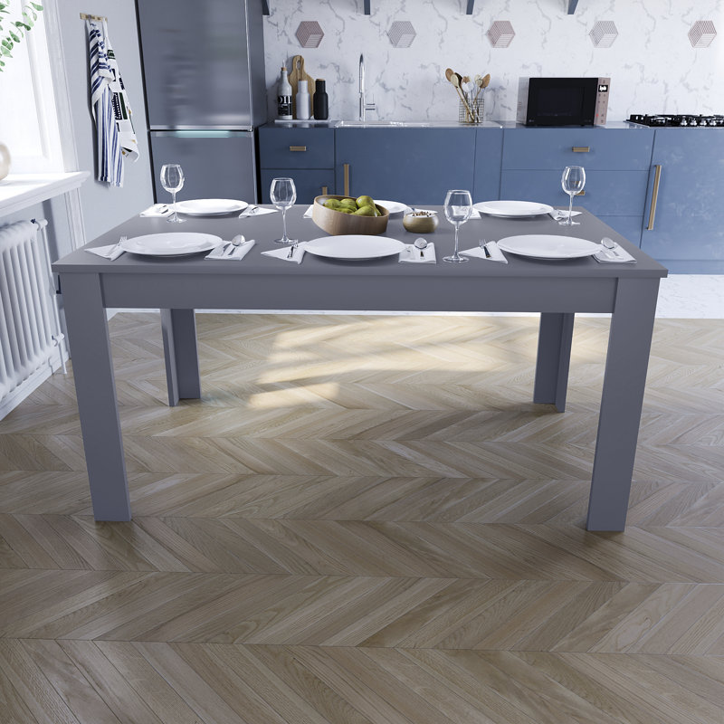 Iriemi Dining Table, 74cm H x 150cm L x 90cm W, Grey