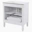 Meuble-lavabo blanc de 30 po sans assemblage requis avec lavabo en céramique, deux portes à fermeture en douceur et tablette réglable, style campagne moderne