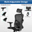 Chaise de travail en filet Aidah