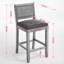 Tabouret de bar à dossier en rotin-2051227183