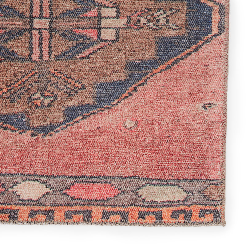 Asuncin Polyester Machine Washable Performance Rug, Rectangle 9' x 12'