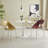 Round Tulip Dining Table – White MDF Top with Steel Base