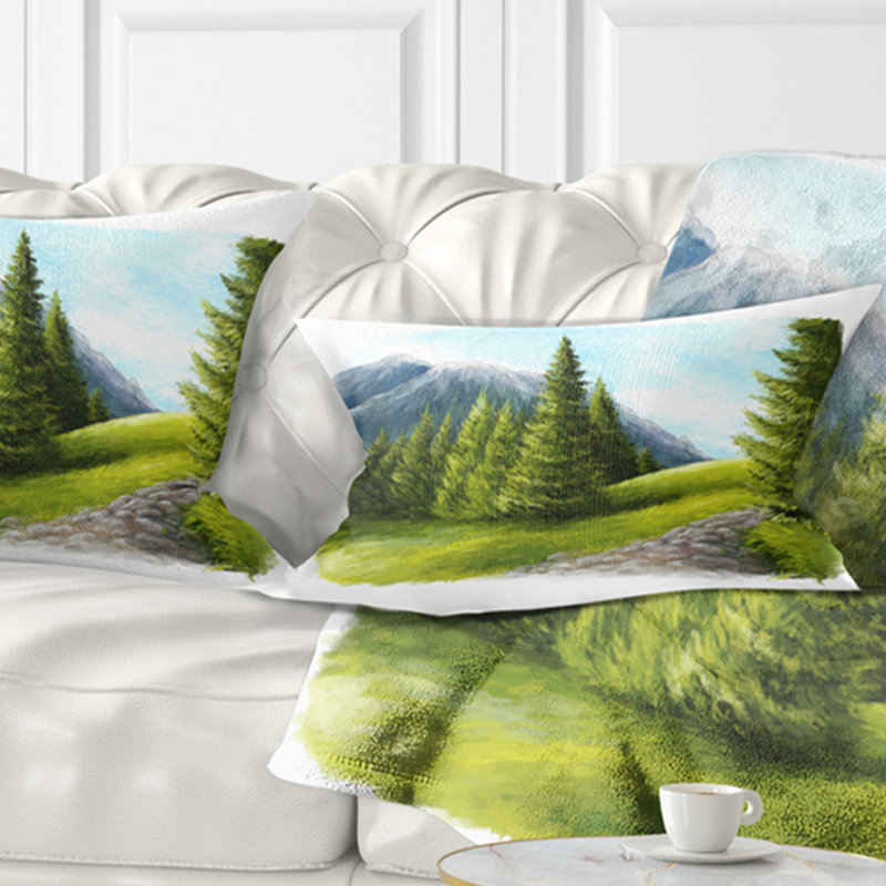 Coussin lombaire Landscape Road in Mountains