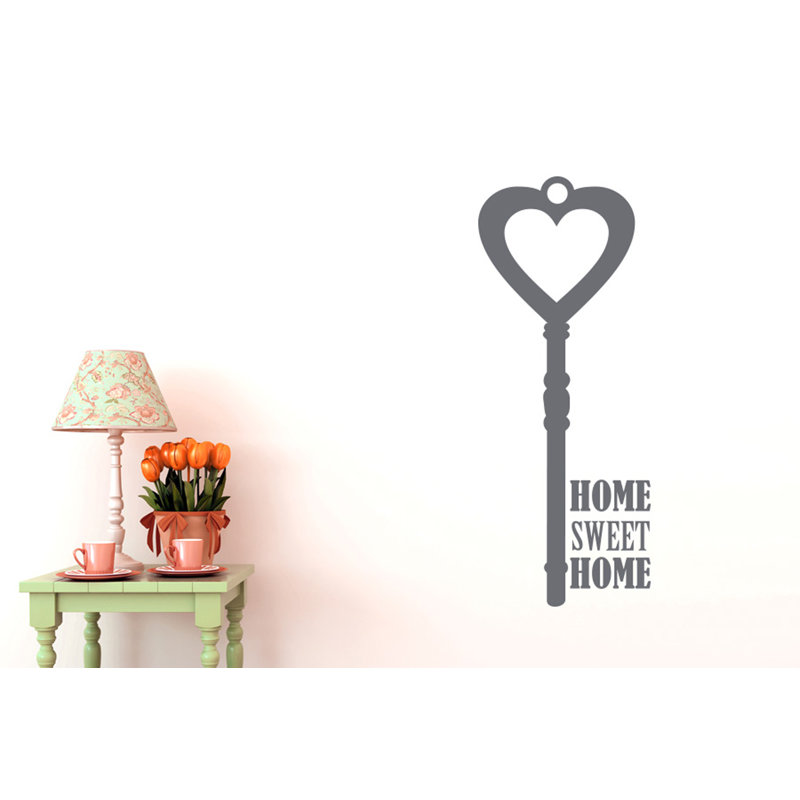 Wall Decal, Grey, Large