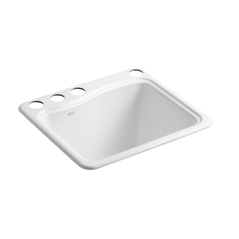 Évier de cuisine encastrable L 25 po x l 22 po River Falls ™, Blanc