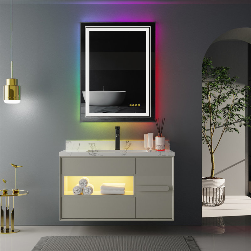 Flat Wall Mirror, 31.5" x 23.6"