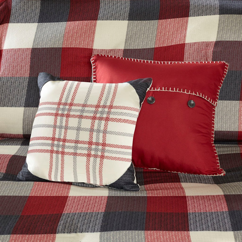 Ensembles de literie douillets de 6 pièces, style campagnard en polyester pour la maison