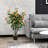 102cm Faux Flowering Tree in Cement Pot