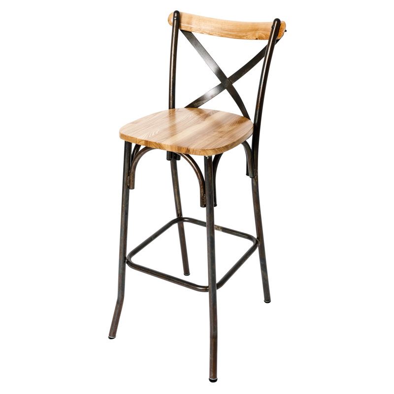 Henry Solid Wood Counter Stool