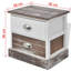 Rey 38cm W Manufactured Wood Bedside Table