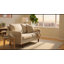 Causeuse à accoudoirs arrondis 56,5 po Sofa-680920421