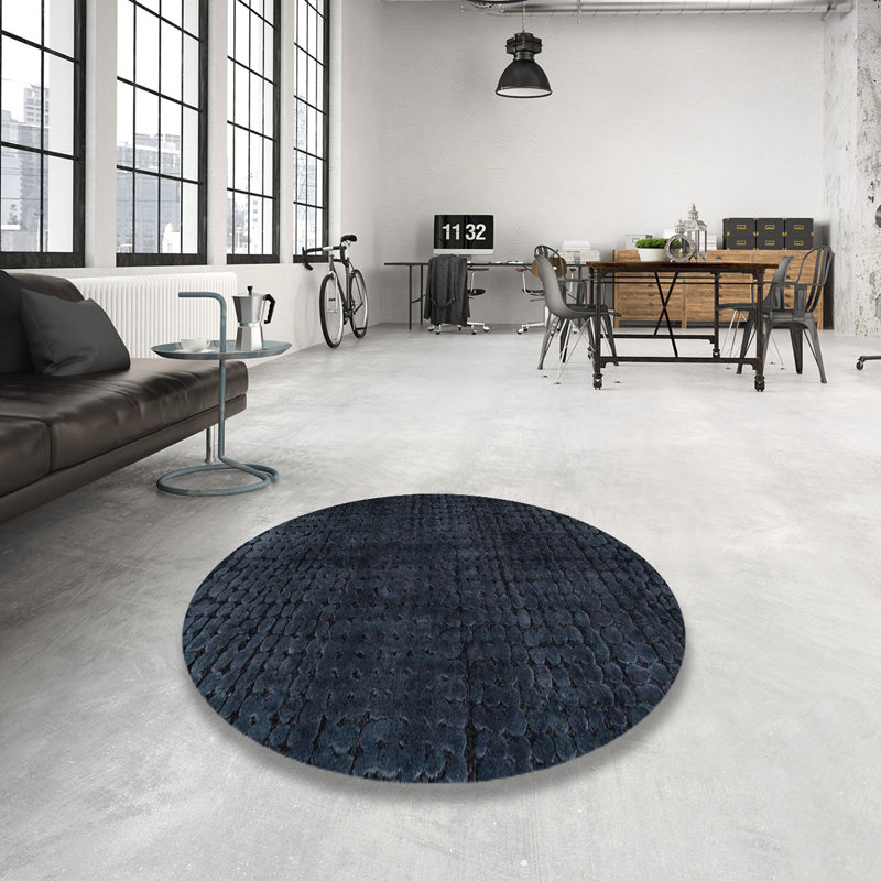 Tapis abstrait moderne 4404, Rond 6 pi