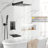 12 inch Rainfall Shower Faucet with Tub Spout High Pressure Shower Head-124821768